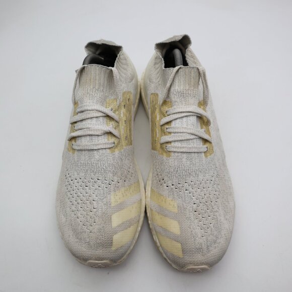 Adidas Ultra Boost Uncaged Men's Size 12 Triple White Running Sneakers BY2549 - Picture 2 of 9